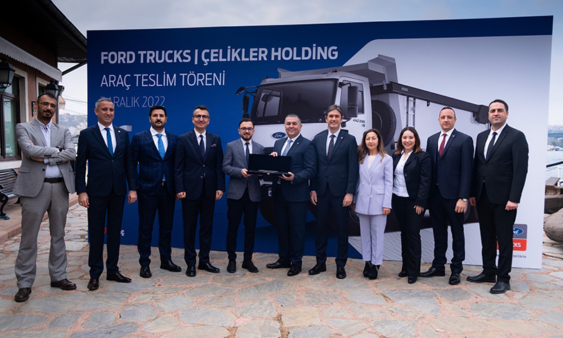 Çelikler Holding, inşaat filosunu Ford Trucks ile genişletti
