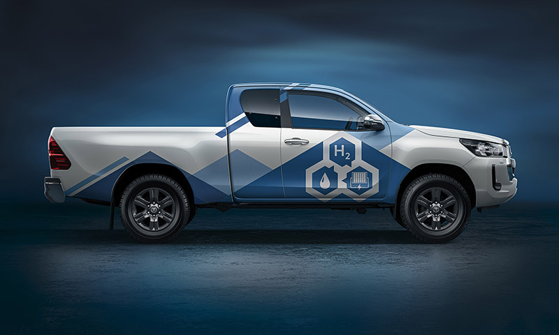 Toyota Hidrojen Yakıt Hücreli Hilux Prototipini Geliştirmeye Başladı