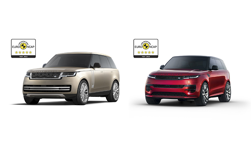Range Rover ve Range Rover Sport'a Euro NCAP'ten Beş Yıldız